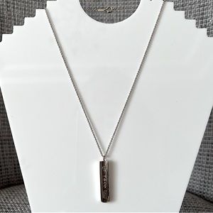 Tiffany & Co 1837 Bar Pendant